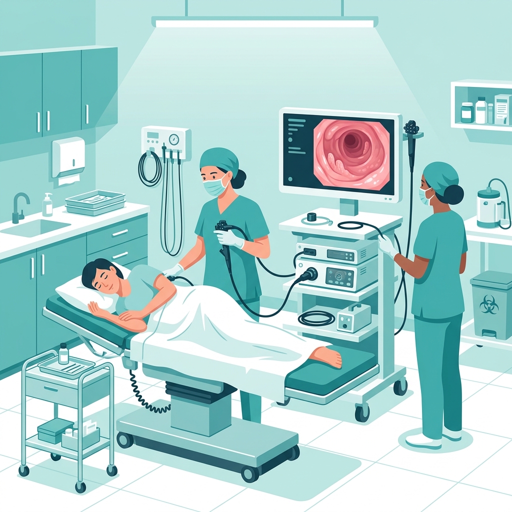Procedimento de Endoscopia e Colonoscopia